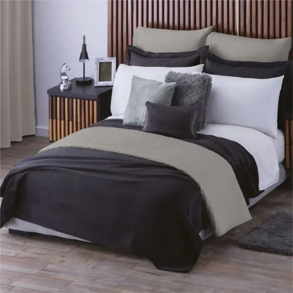 Cobertor Ligero Ultrasuave Negro