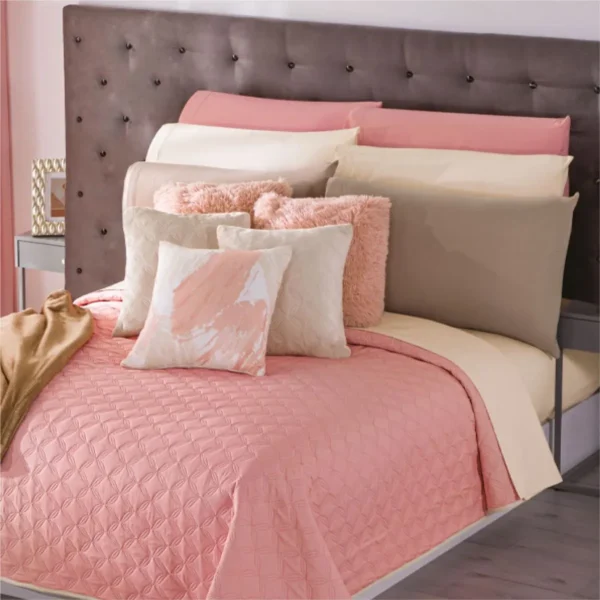 Edredón Ligero 2 Vistas Deep Rose-Beige