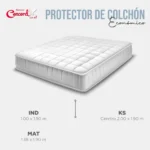 Protector De Colchon Capitonado
