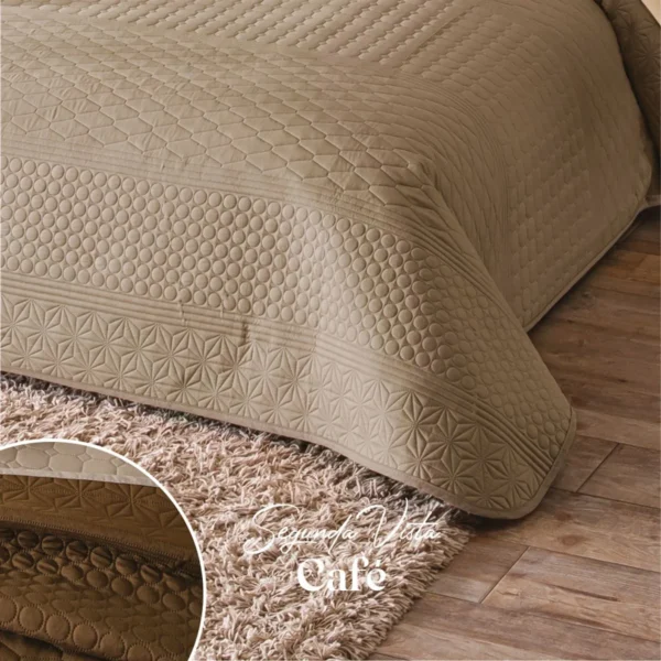 Edredón Ligero 2 Vistas Arena-Café