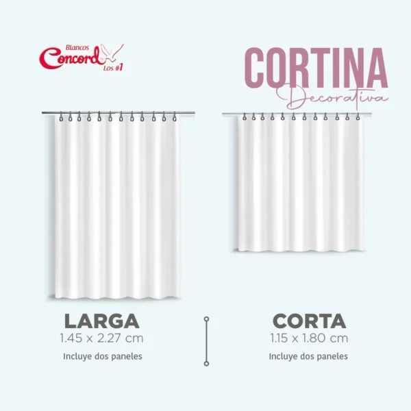 Cortina Decorativa Lisa Tela Suave CORTA