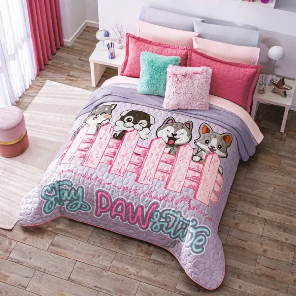 Edredón Ligero 2 Vistas Dogs Matrimonial/Individual