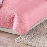 Edredón Ligero 2 Vistas Rosa-Gris