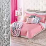 Edredón Ligero 2 Vistas Rosa-Gris