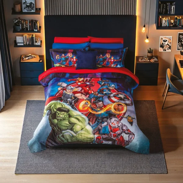 Cobertor Pachicalientito Super Avengers Matrimonial-Individual