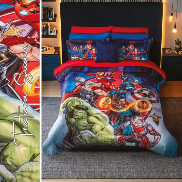 Cobertor Pachicalientito Super Avengers Matrimonial-Individual