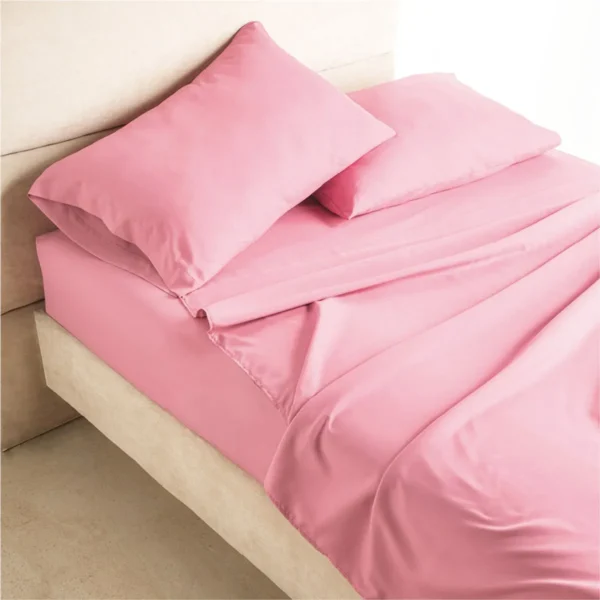 Sábana Suave Al Tacto Rosa