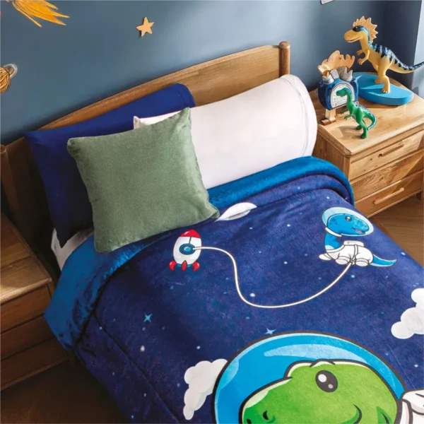 Cobertor Pachicalientito Dino Astronauta Individual